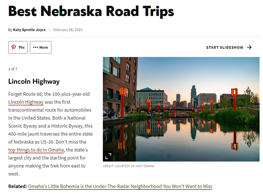 nebraska road trip