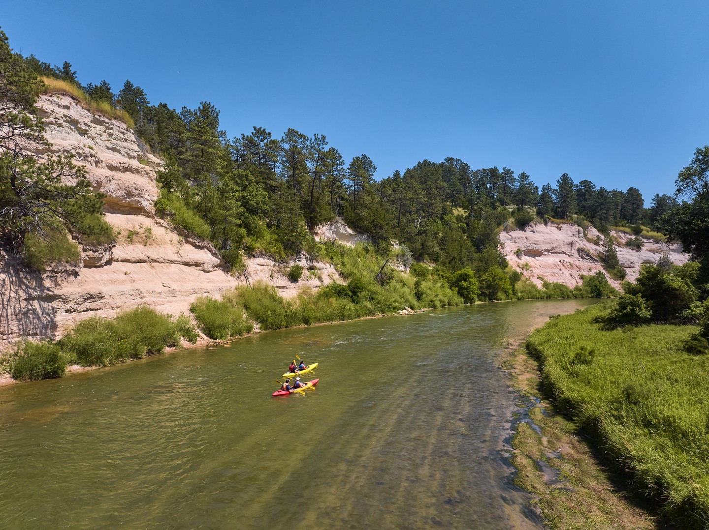 Kayaking on the Niobrara National Scenic River