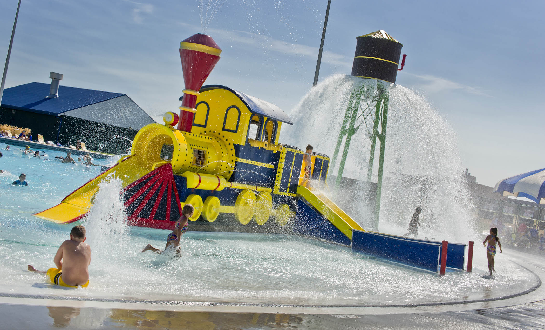 Splash Station family water park in Fremont, Nebraska.