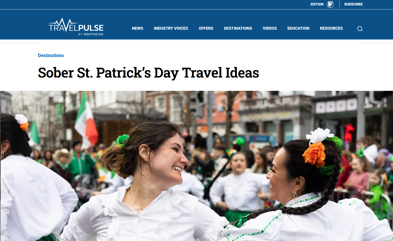 Sober St. Patrick's Day Travel Ideas