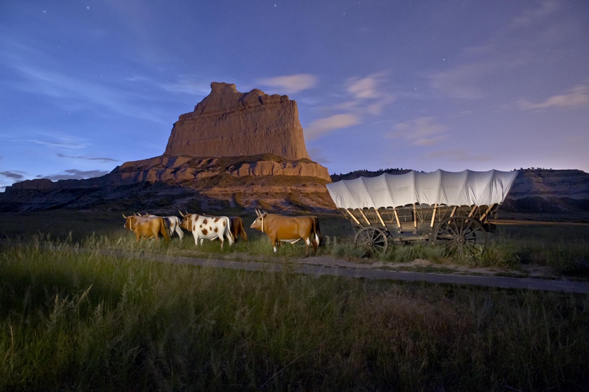 Scotts Bluff National Monument in Nebraska