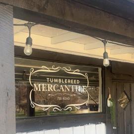 Outside view of TumbleReed Mercantile.