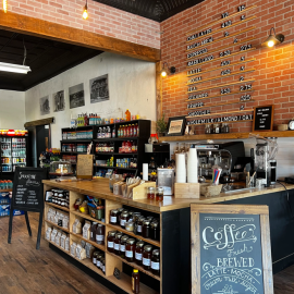 Front order station inside The Market and Mill.